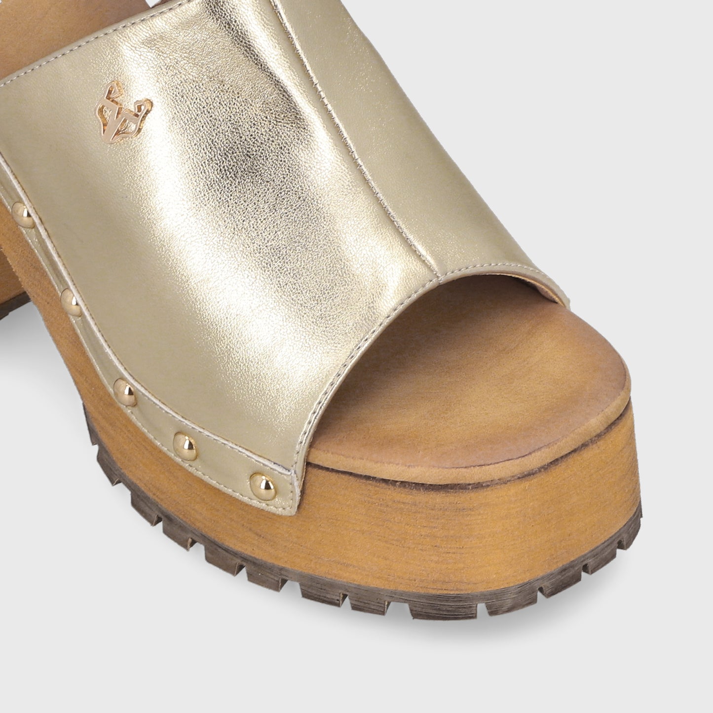 Sandalia Dorada Mujer 45971