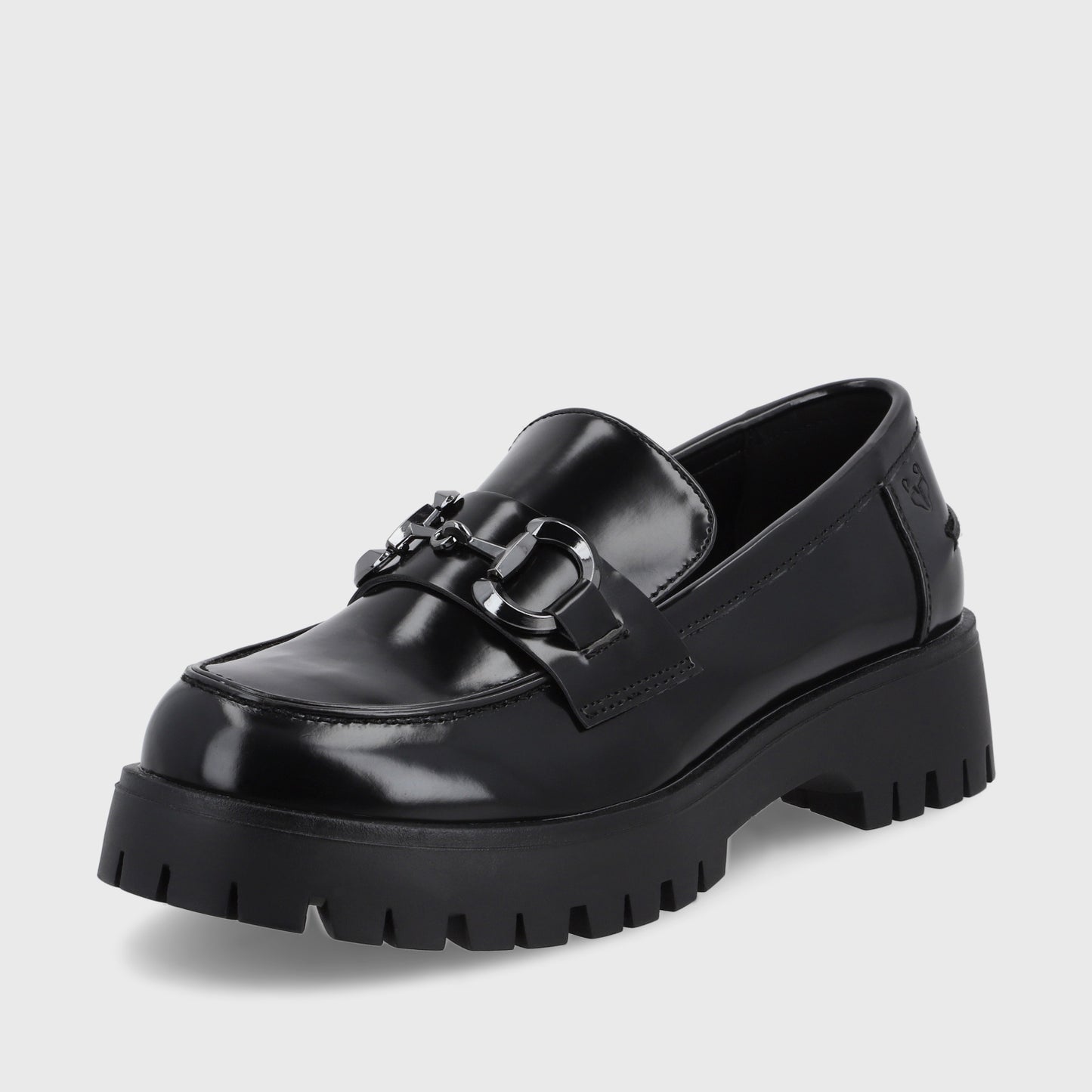 Zapato Plataforma Negro Mujer 46401