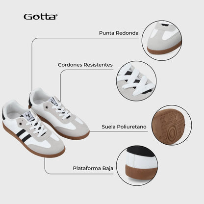 Zapatillas Urbanas Blanca Mujer 48061