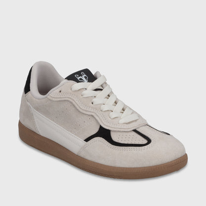 Zapatilla Plana Beige Mujer 48062