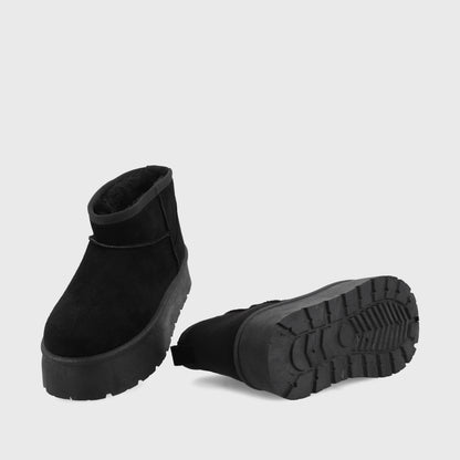 Botín Negro Mujer 48111