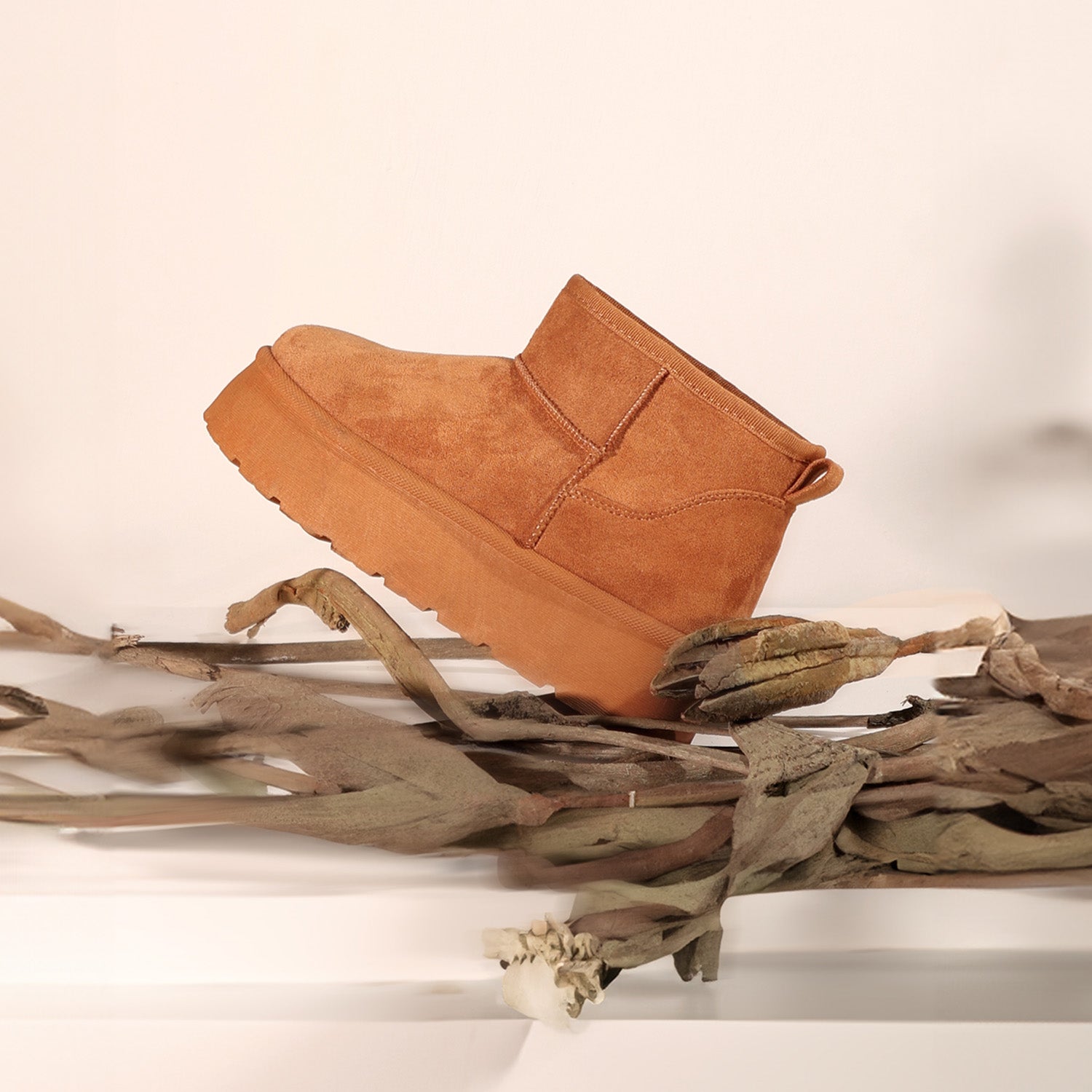 Botín Camel Mujer 48111