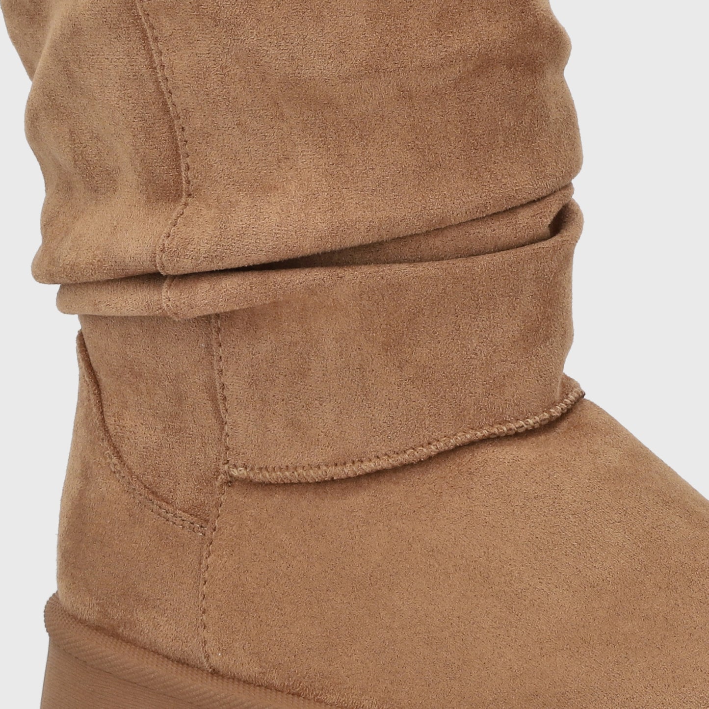 Bota Plataforma Camel Mujer 48114