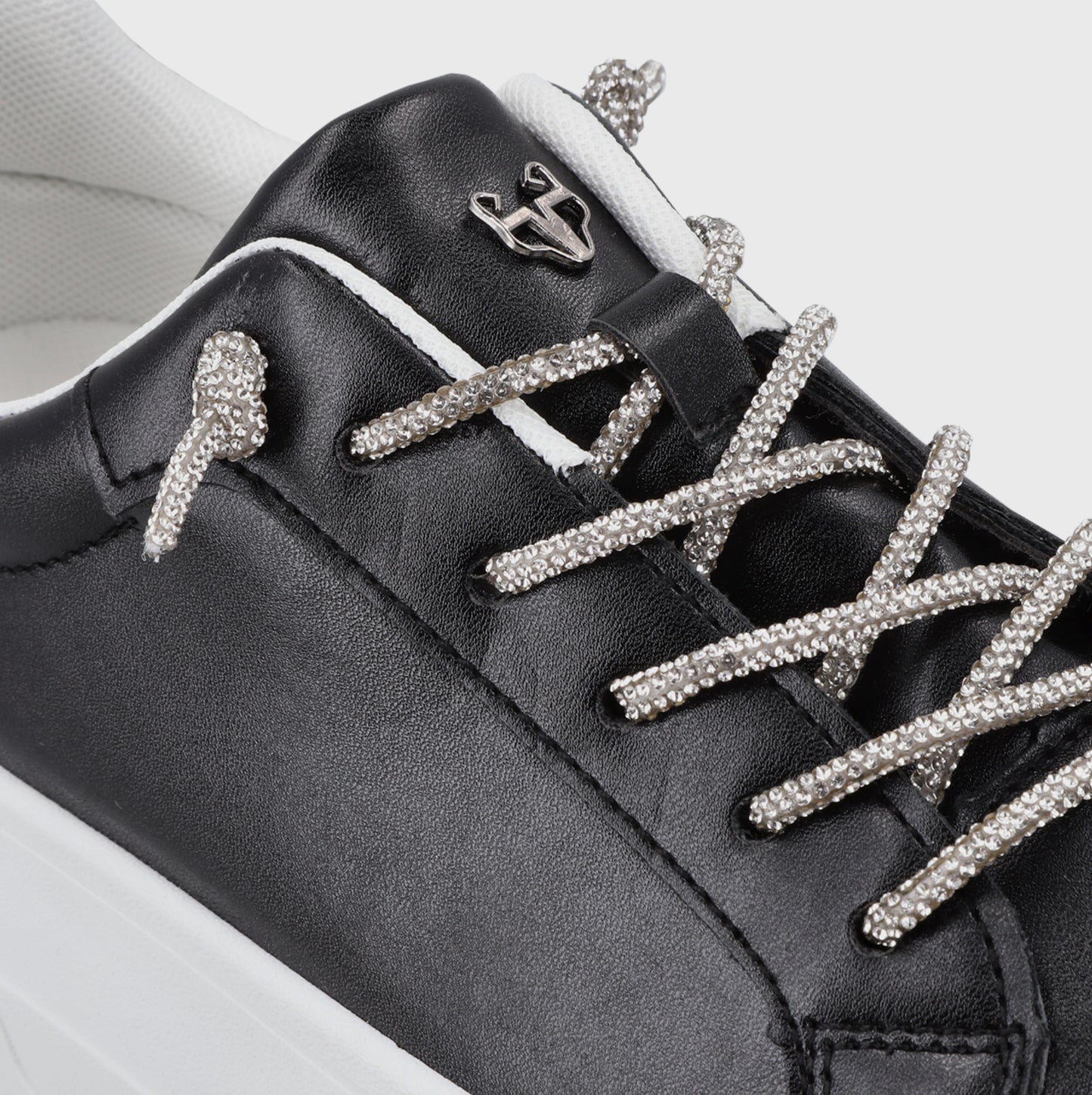 Zapatilla Plataforma Negra Mujer 48121