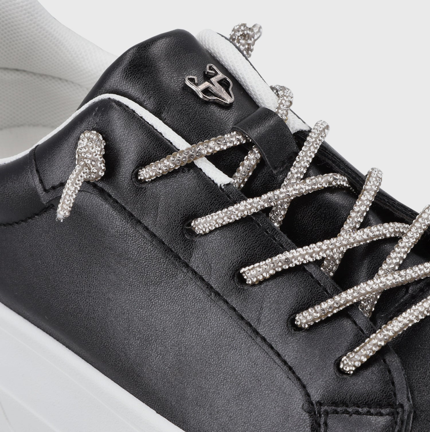 Zapatilla Plataforma Negra Mujer 48121