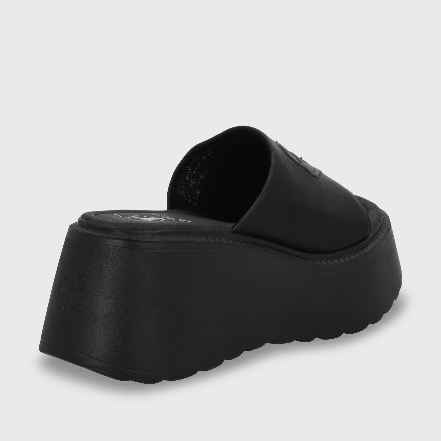 Sandalia Plataforma Negro Mujer 53720