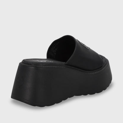 Sandalia Plataforma Negro Mujer 53720