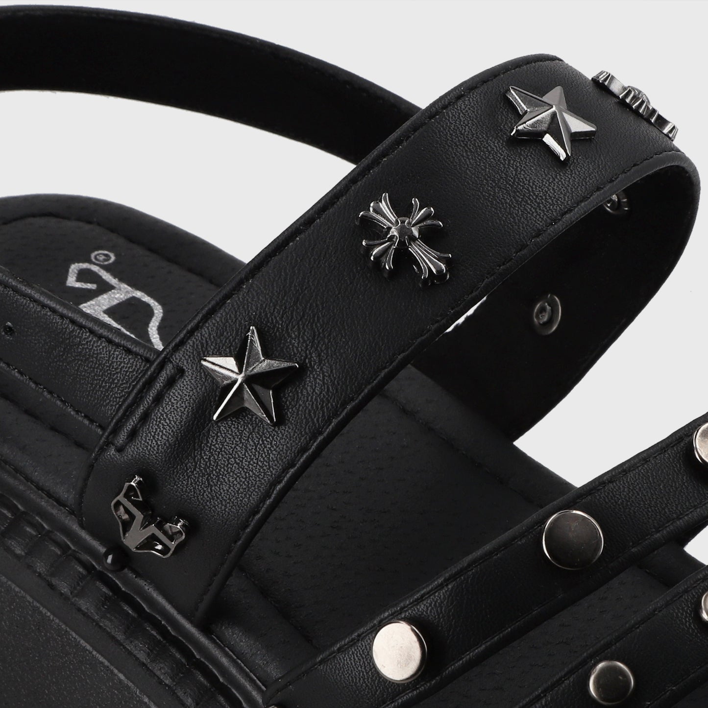 Sandalia Plataforma Negro Mujer 53723