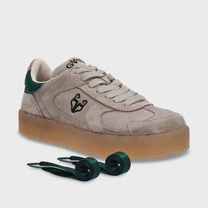 Zapatilla Plana Gris Mujer 53741