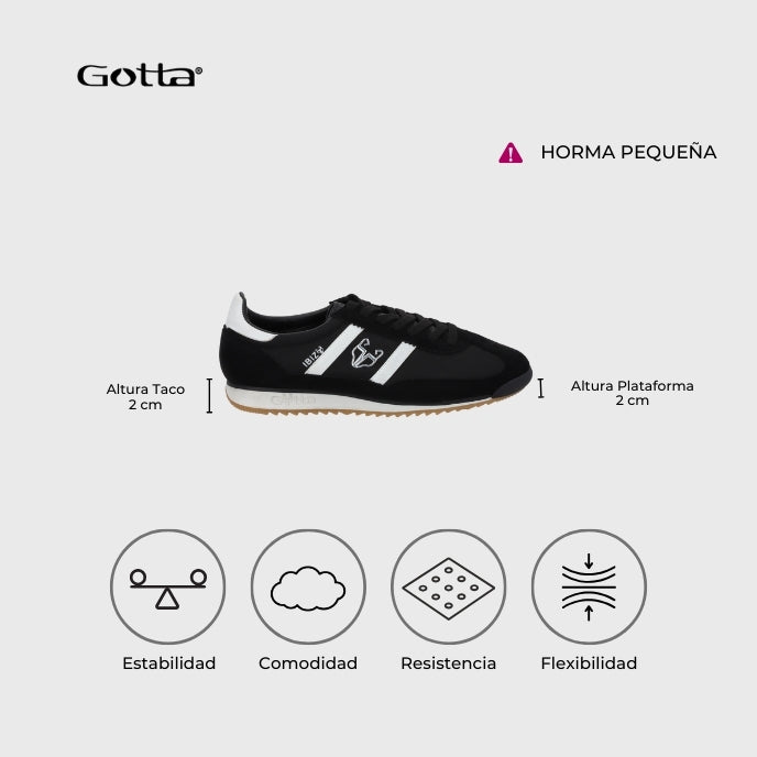 Zapatilla Ibiza Negra Mujer 53770