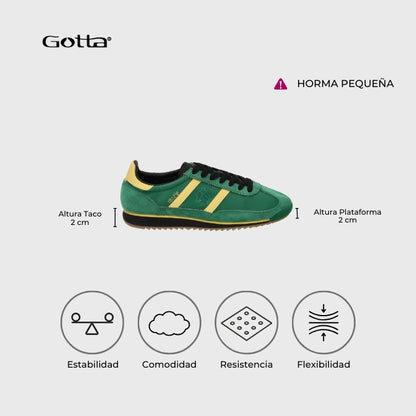 Zapatilla Ibiza Verde Mujer 53770