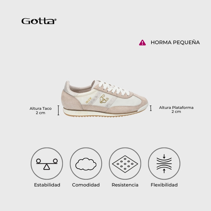 Zapatilla Ibiza Beige Mujer 53770