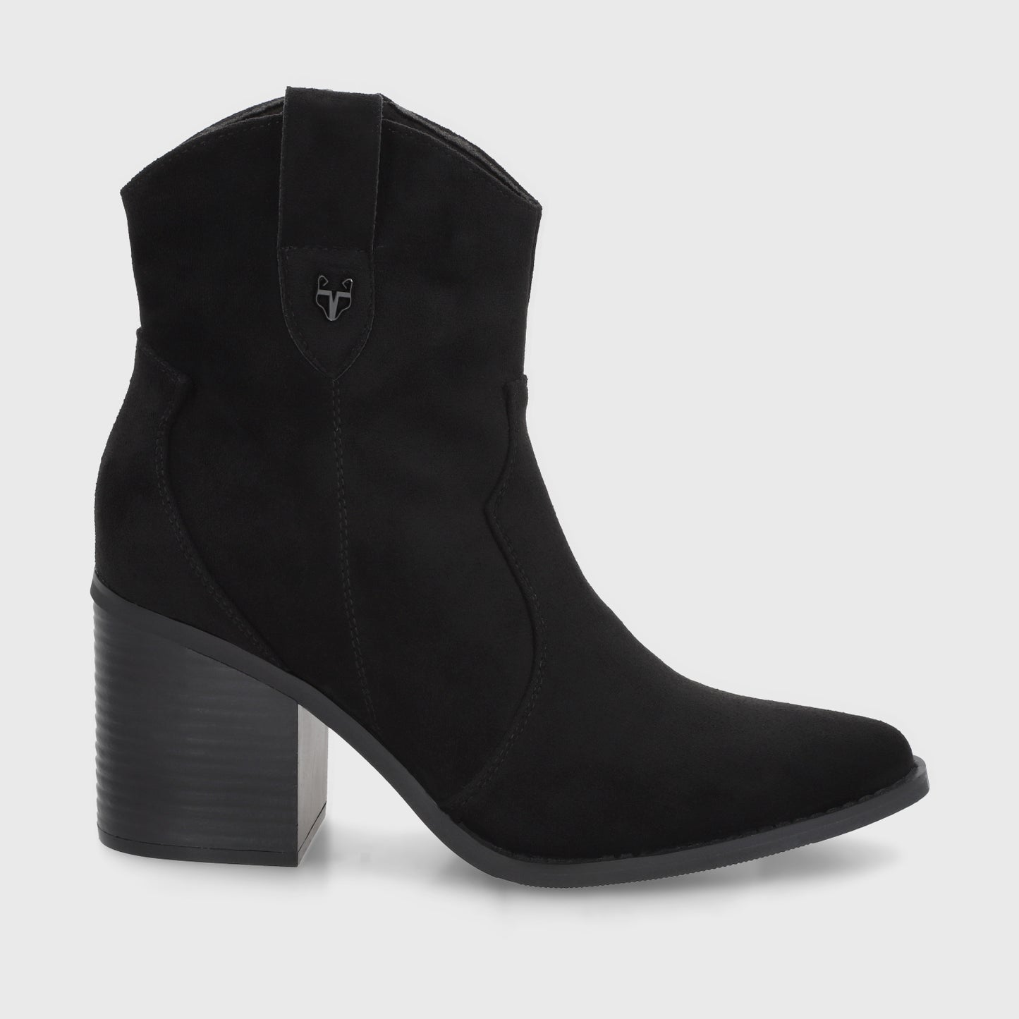 Botín Taco Negro Mujer 53780