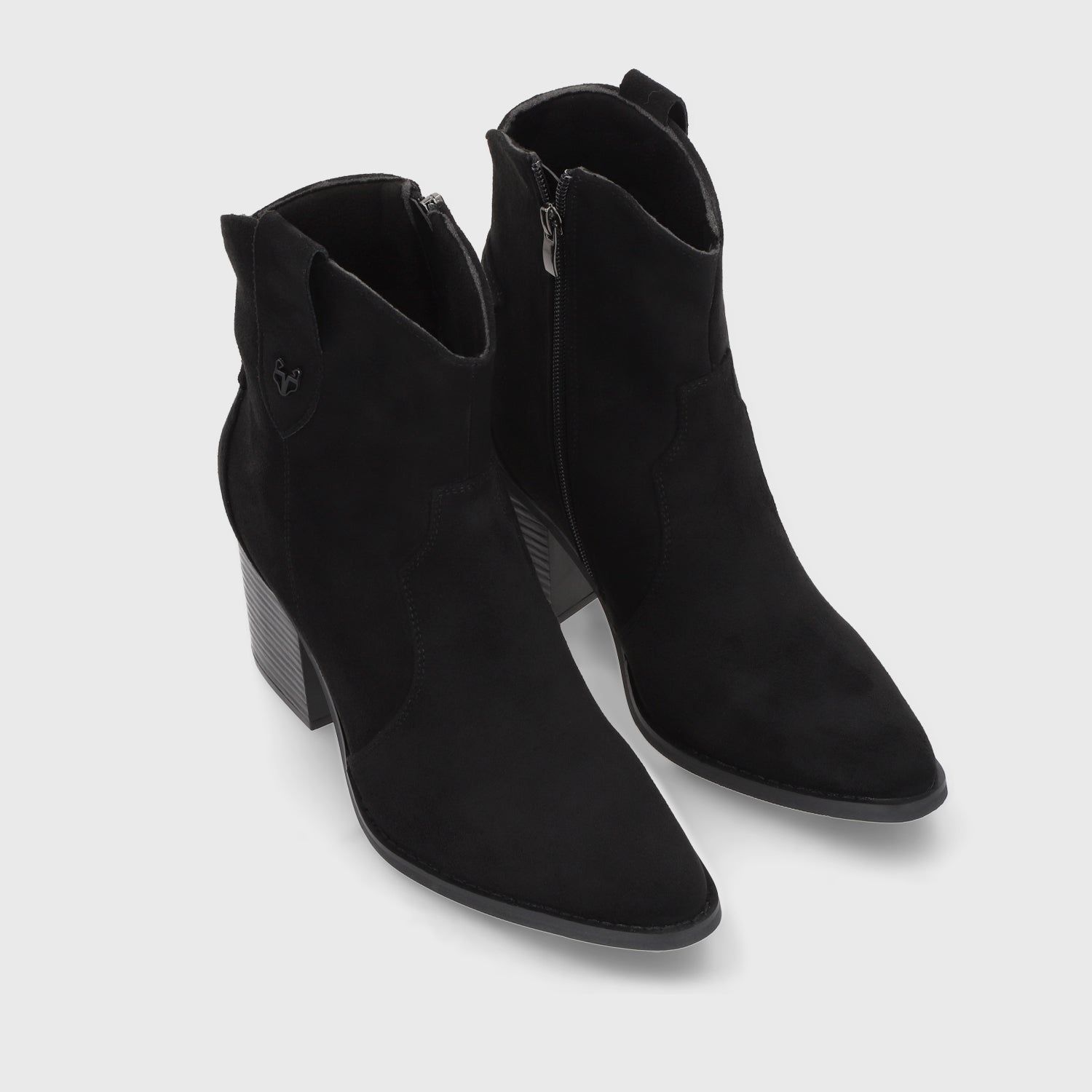 Botín Taco Negro Mujer 53780
