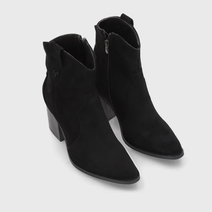 Botín Taco Negro Mujer 53780