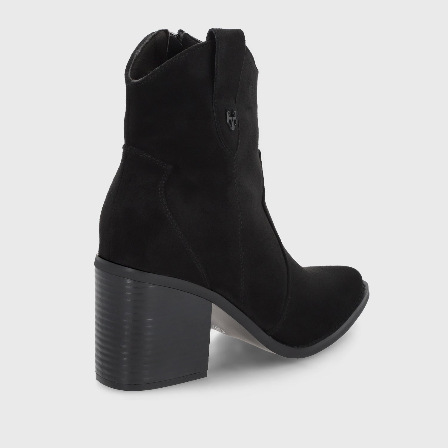 Botín Taco Negro Mujer 53780
