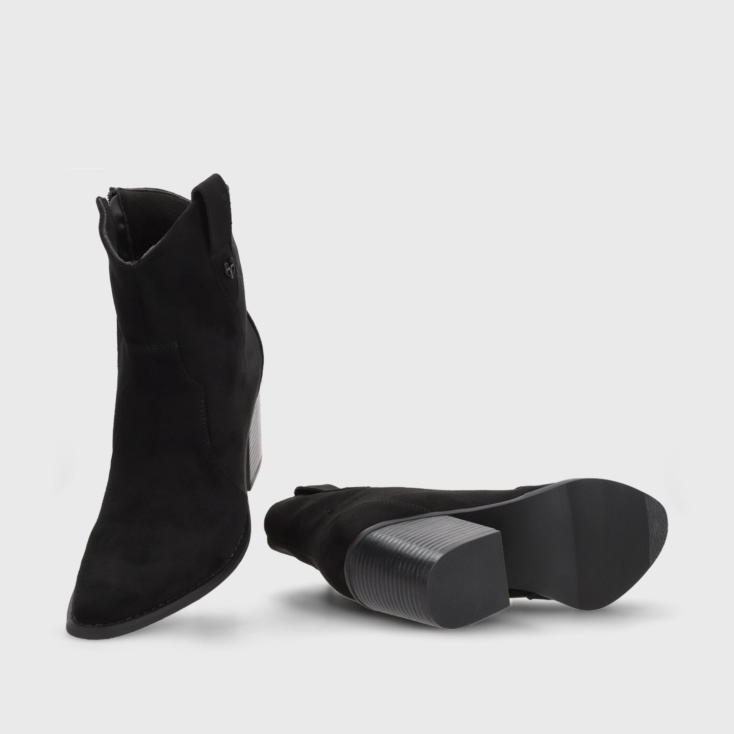 Botín Taco Negro Mujer 53780