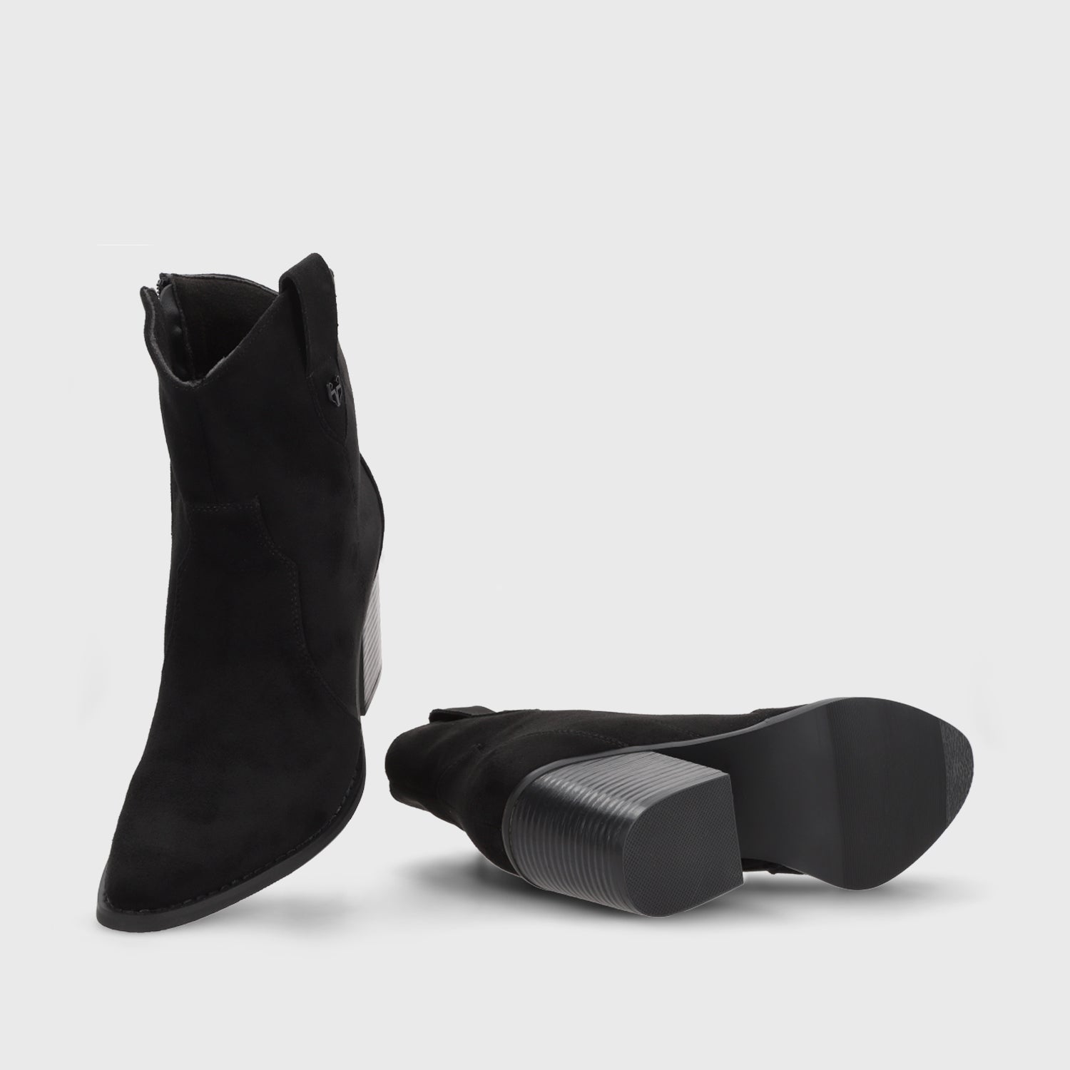 Botín Taco Negro Mujer 53780