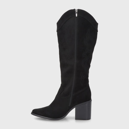 Bota Taco Negra Mujer 53782