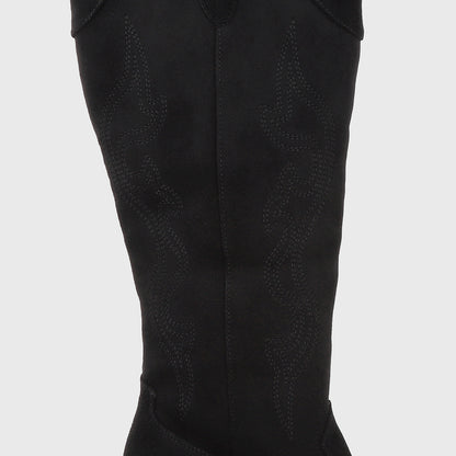 Bota Taco Negra Mujer 53782