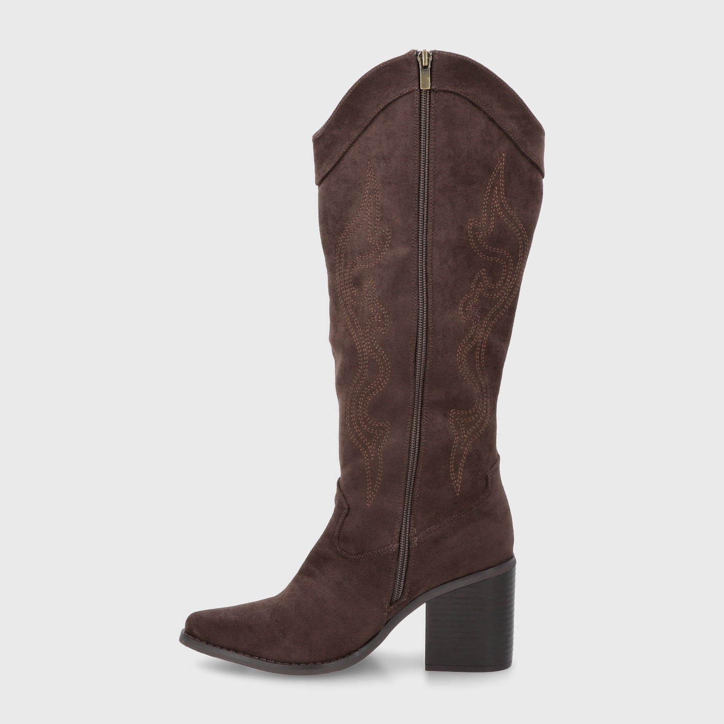 Bota Taco Café Mujer 53782