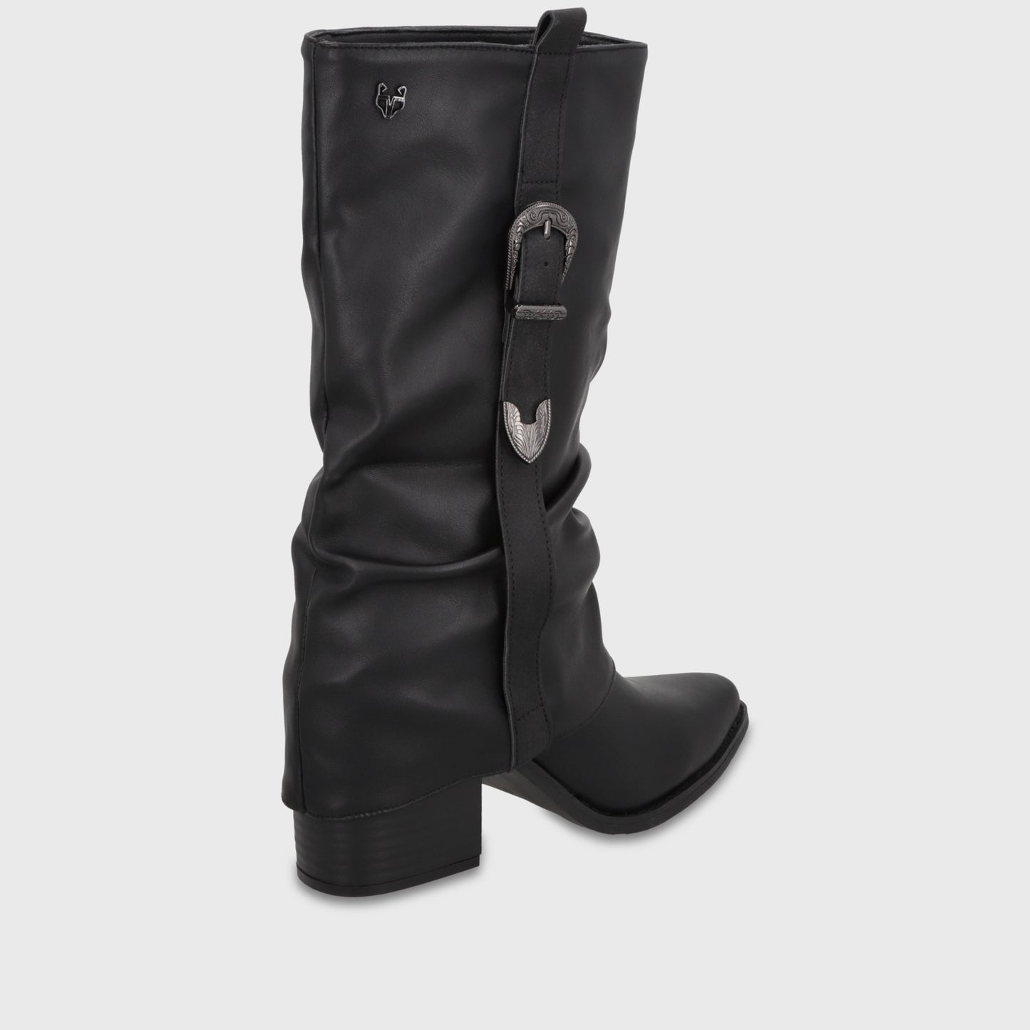 Bota Taco Negra Mujer 53784