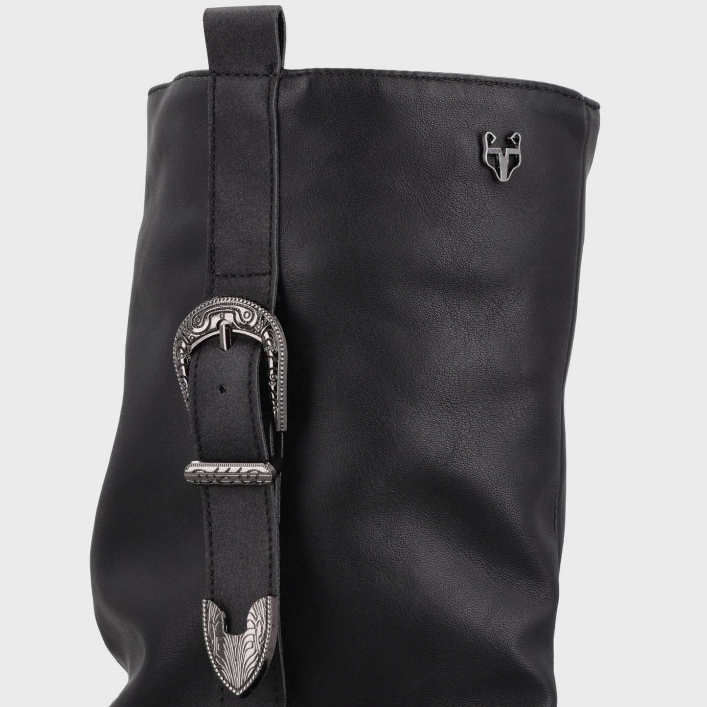 Bota Taco Negra Mujer 53784