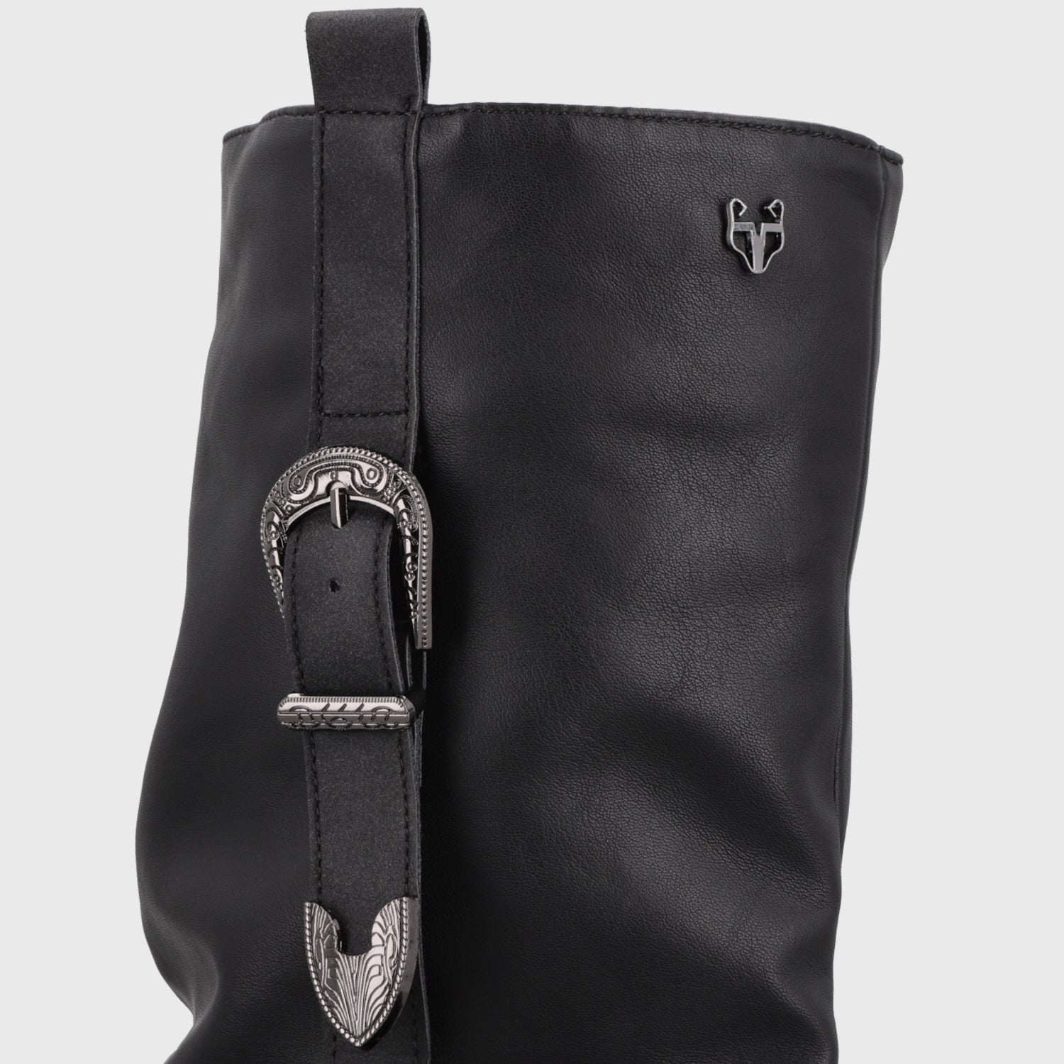 Bota Taco Negra Mujer 53784