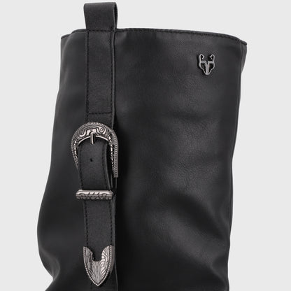 Bota Taco Negra Mujer 53784