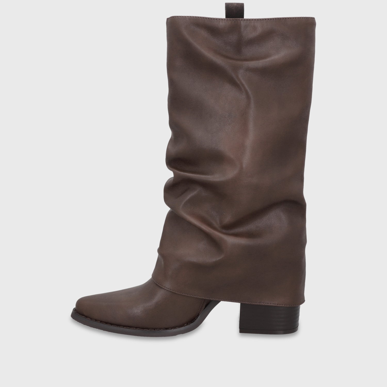 Bota Taco Café Mujer 53784