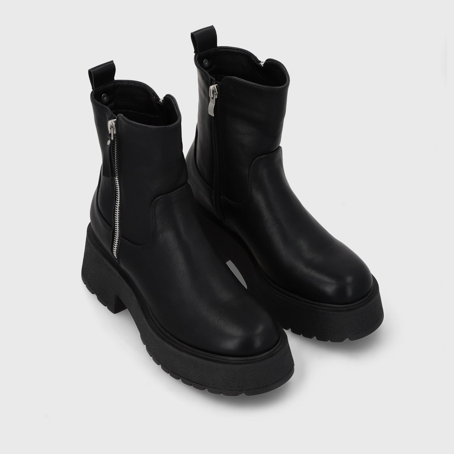 Botin Taco Negro Mujer 55270