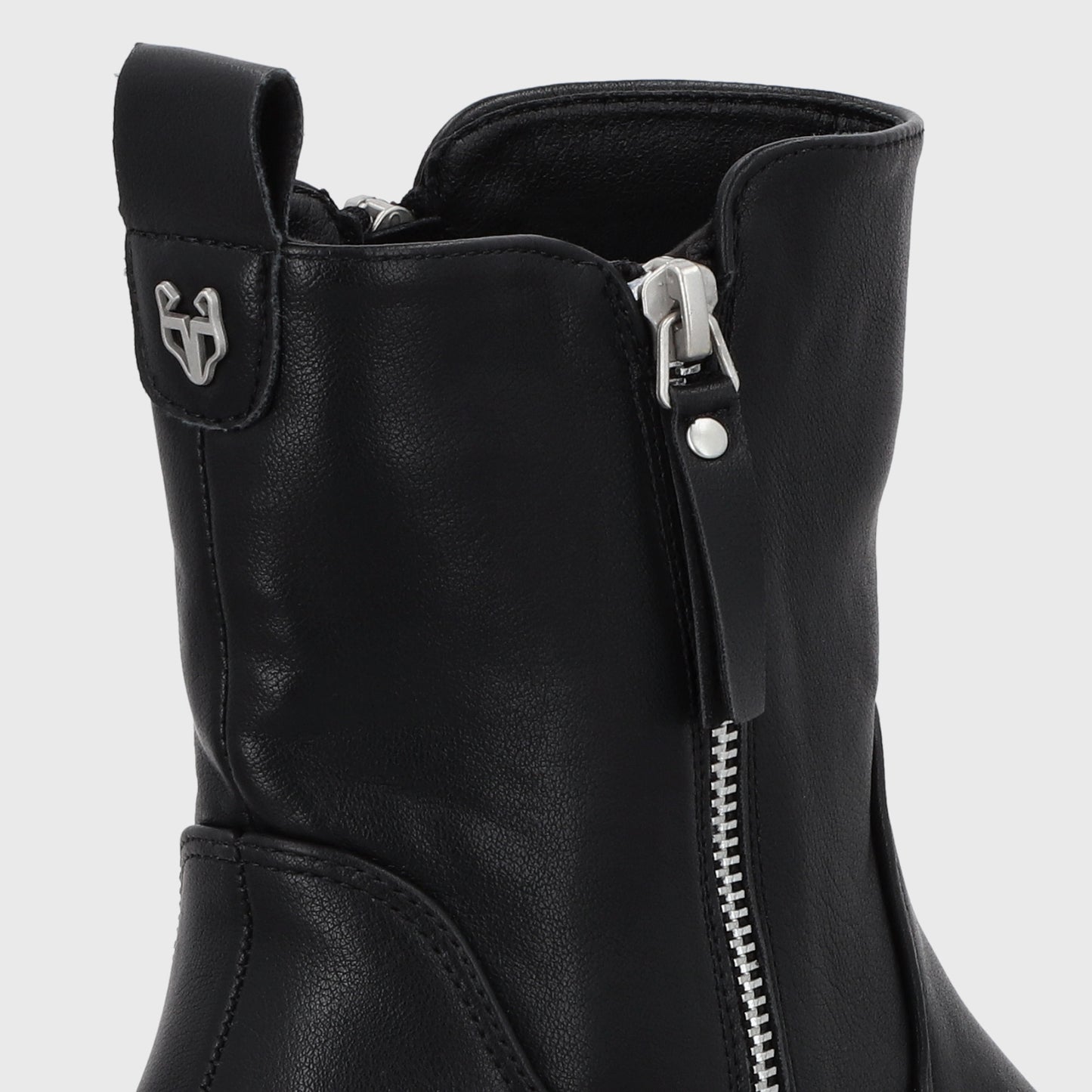 Botin Taco Negro Mujer 55270