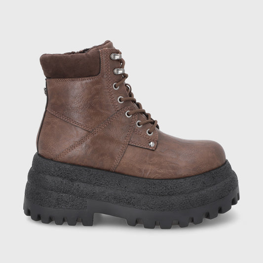 Botin Plataforma Café Mujer 55290