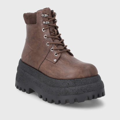 Botin Plataforma Café Mujer 55290