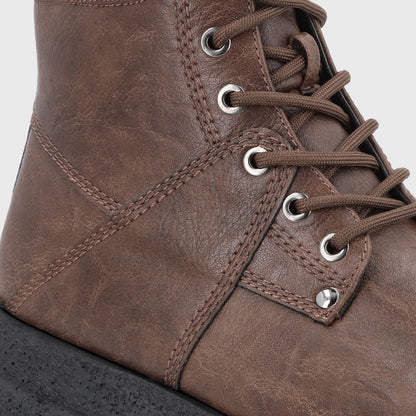 Botin Plataforma Café Mujer 55290