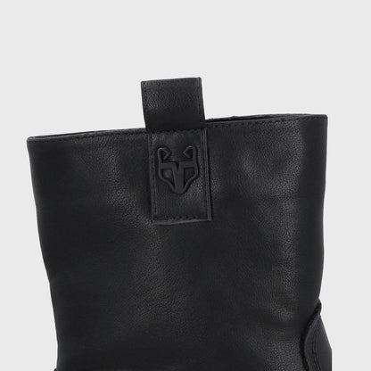 Botin Plataforma Negro Mujer 55292