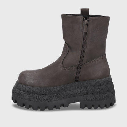 Botin Plataforma Café Mujer 55292