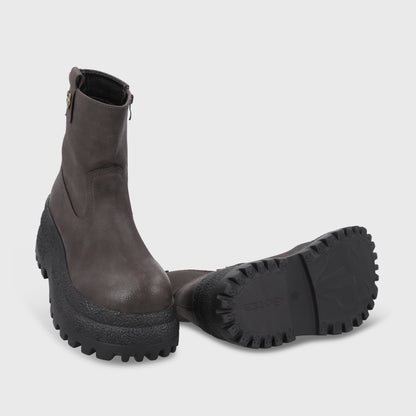 Botin Plataforma Café Mujer 55292