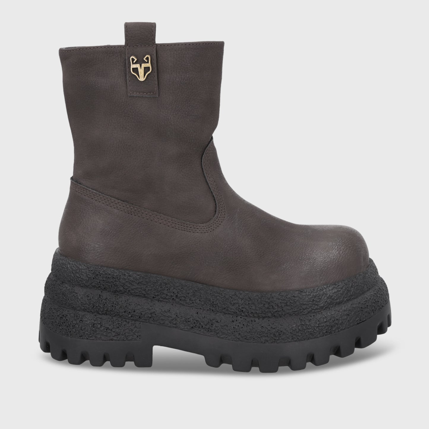 Botin Plataforma Café Mujer 55292
