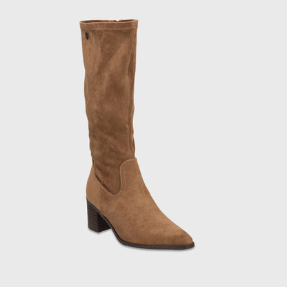 Bota Taco Camel Mujer 55302