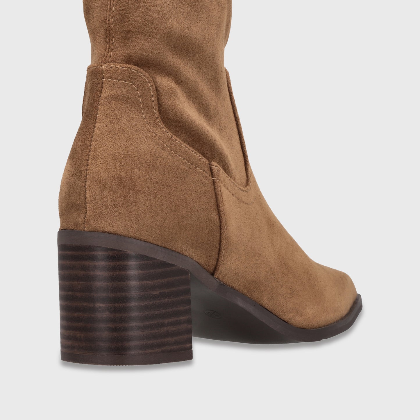 Bota Taco Camel Mujer 55302