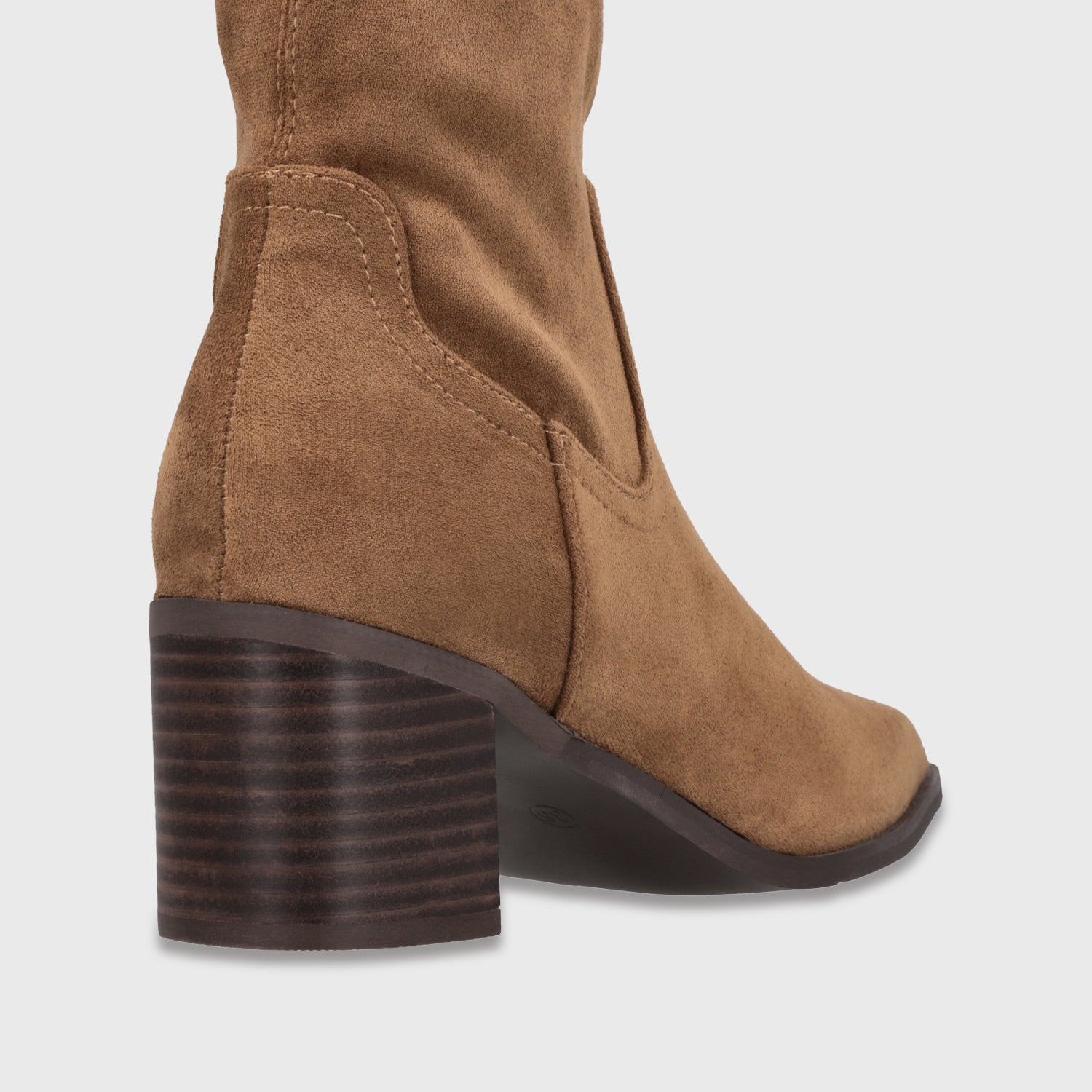 Bota Taco Camel Mujer 55302