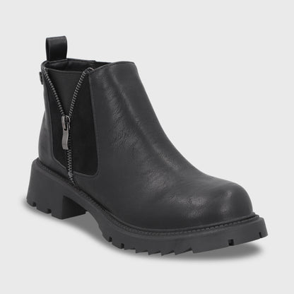 Botin Taco Negro Mujer 55330