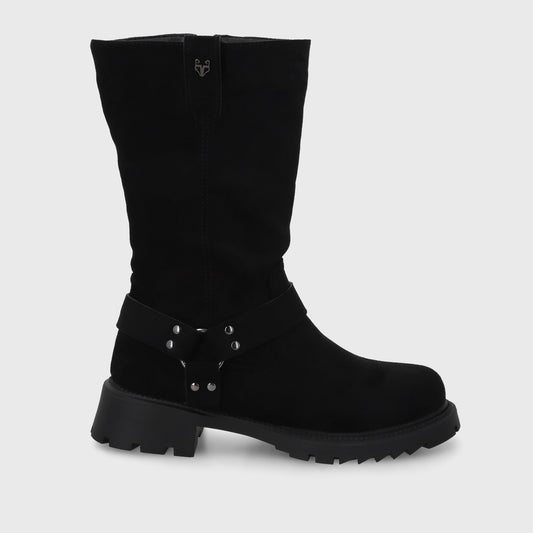 Bota Taco Negra Mujer 55331