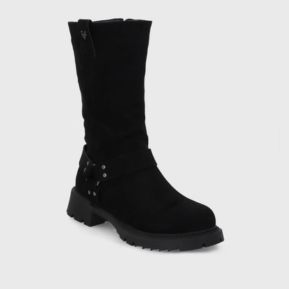 Bota Taco Negra Mujer 55331