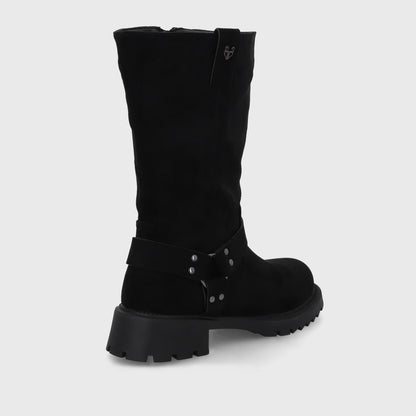 Bota Taco Negra Mujer 55331