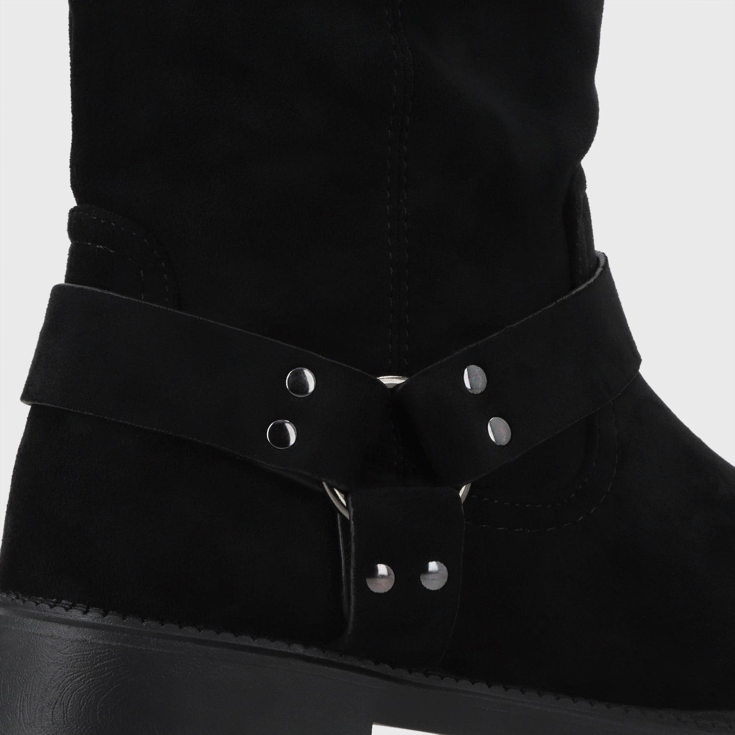 Bota Taco Negra Mujer 55331