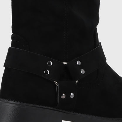 Bota Taco Negra Mujer 55331