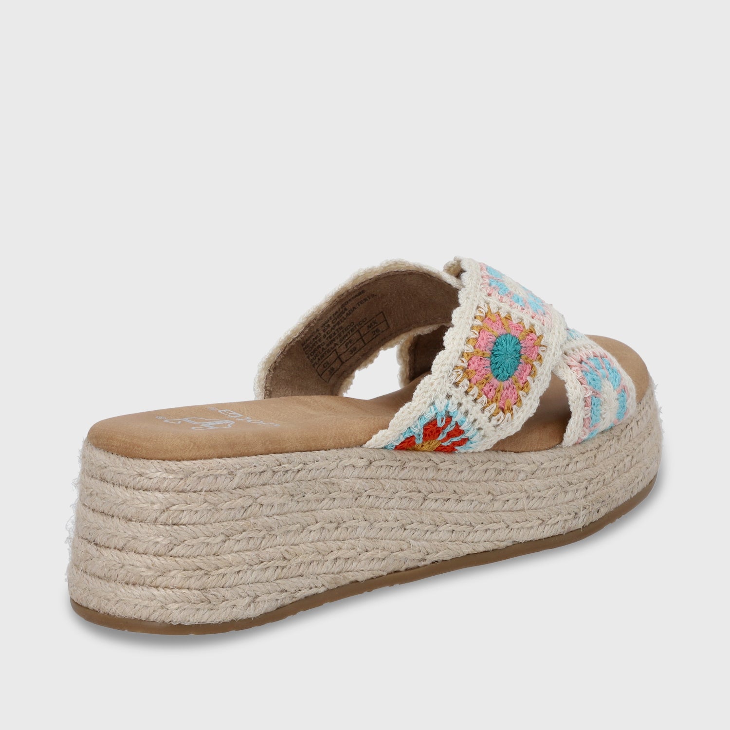 Sandalia Plataforma Multicolor Mujer 55970