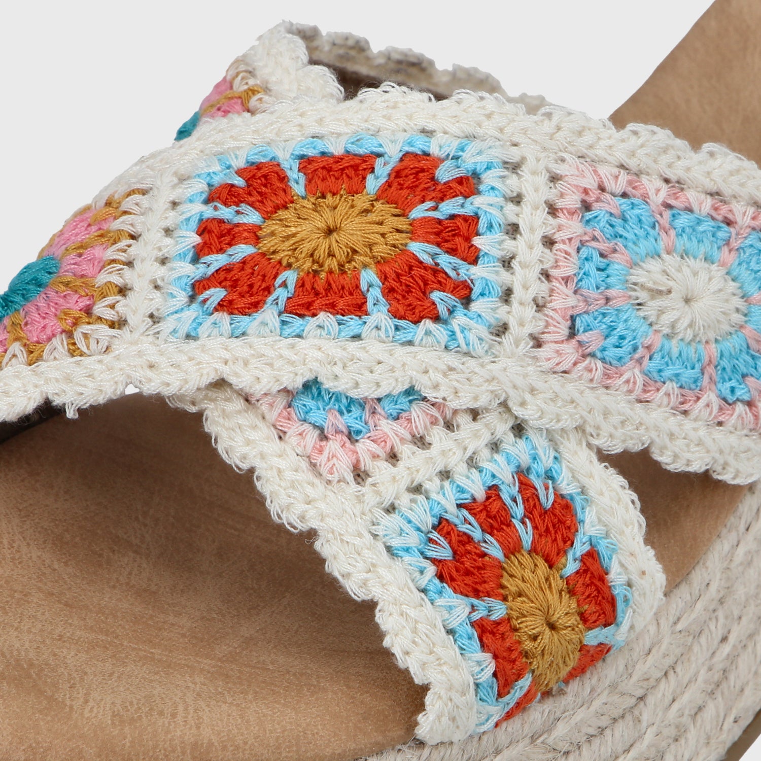 Sandalia Plataforma Multicolor Mujer 55970